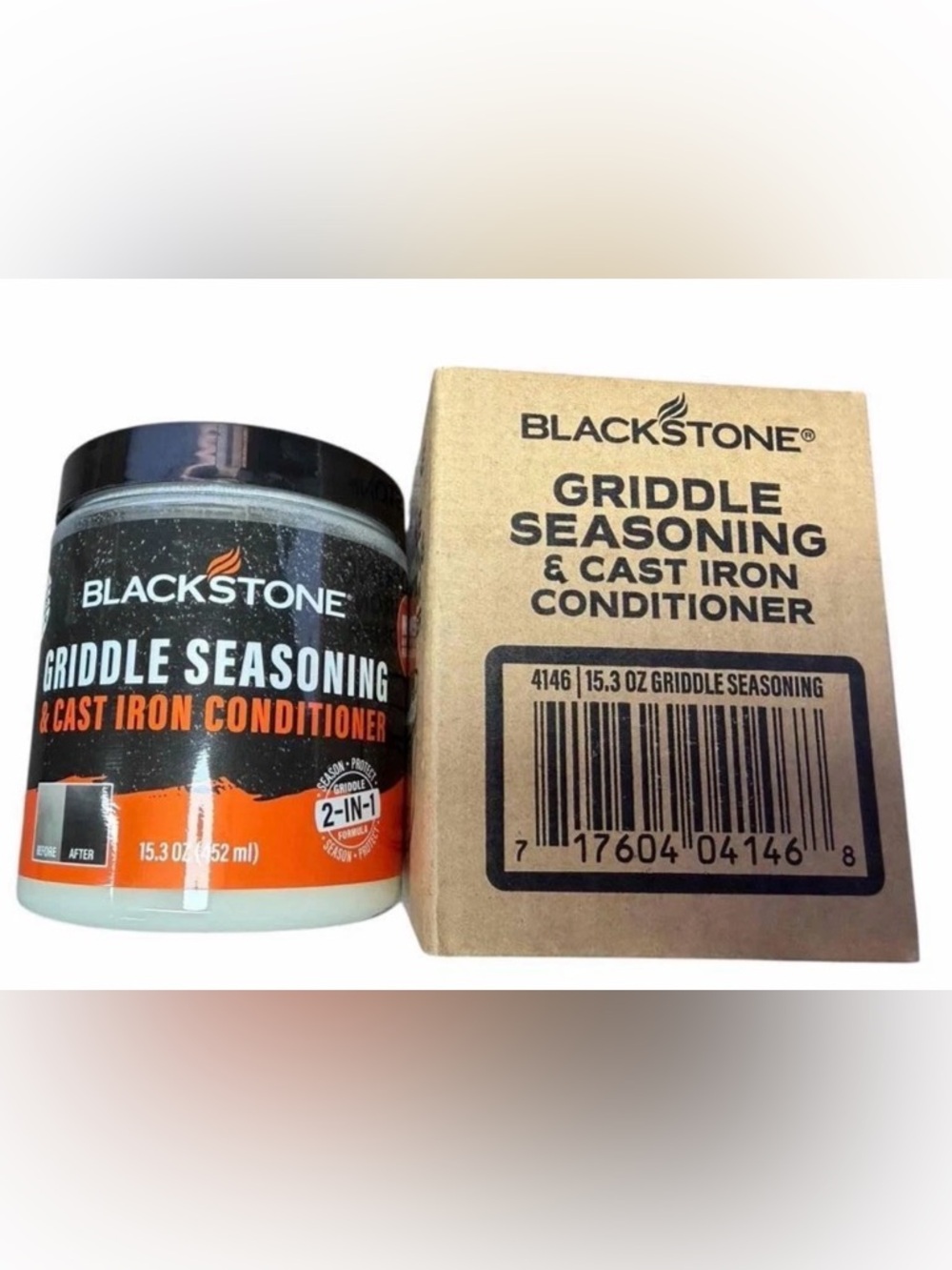 Blackstone Griddle Seasoning & Conditioner - Orange, Black